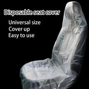 20pcsCar disposable seat protective cover anti-pollution car 4S shop for all car seat cover transparent dust cover