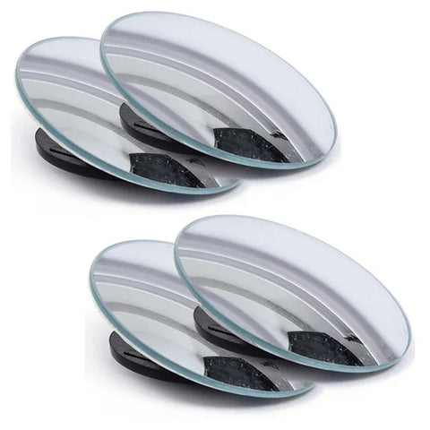 360° Rotation Car Blind Spot Mirror Wide Angle Adjustable Small Round Convex Mirror Car Reversing  Auxiliary Rearview Mirror