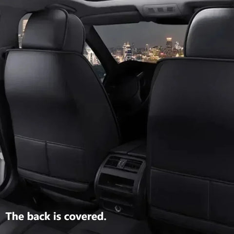 Auto Set Car Seat Covers PU Leather Single Front Split Car Protector Four Season Universal Fit Most Car SUV Car Accessories