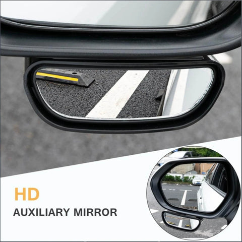 360 Degree Adjustable Wide Angle Side Rear Mirror Blind Spot Convex Mirrors for Car Reverse Parking Auxiliary Rear View Mirror