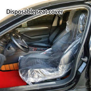 20pcsCar disposable seat protective cover anti-pollution car 4S shop for all car seat cover transparent dust cover