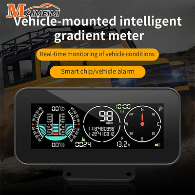 M60 M50 4x4 Off Road GPS Smart Inclinometer Car Digital Display Tilt Pitch Angle inclinometro Auto HUD Intelligent Slope Meter