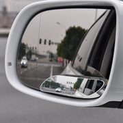 2Pcs Car Blind Spot Rear View Mirror Wide Angle 360 Degree Adjustable Mirror Car Reverse Auxiliary Rearview Car Accessories