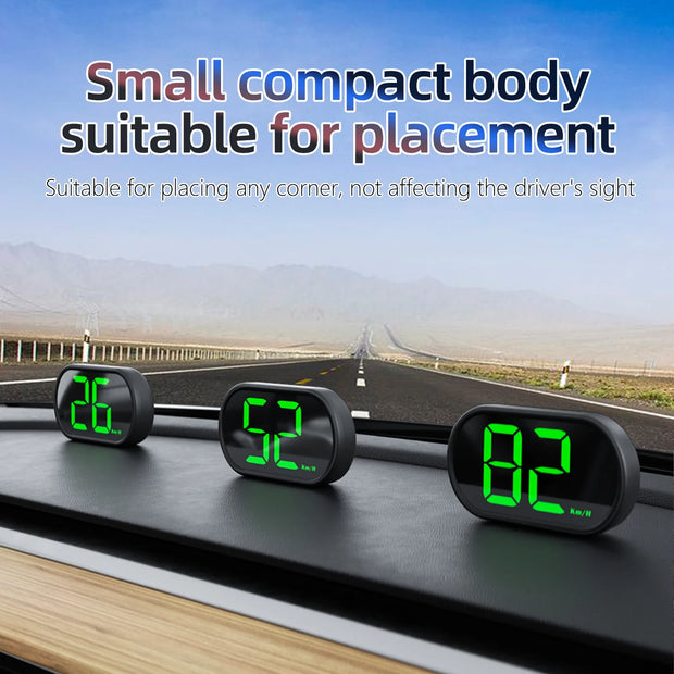 AD GPS Speedometer km/h with Green Backlight 12V 24V for All Car GPS HUD Digital Speedometer Head Up Display Car Accessories