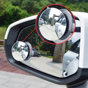 Car Rear View Mirror Auxiliary Blind Spot Mirror Ultra Clear 360 Degree Adjustable Wide Angle Car Reverse Borderless Mirrors