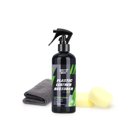 Plastic Leather Restorer Interior Detailer Hgkj S3 Quick Coat For Car Interior Refurbish Leather Renovator Conditioner Cleaning