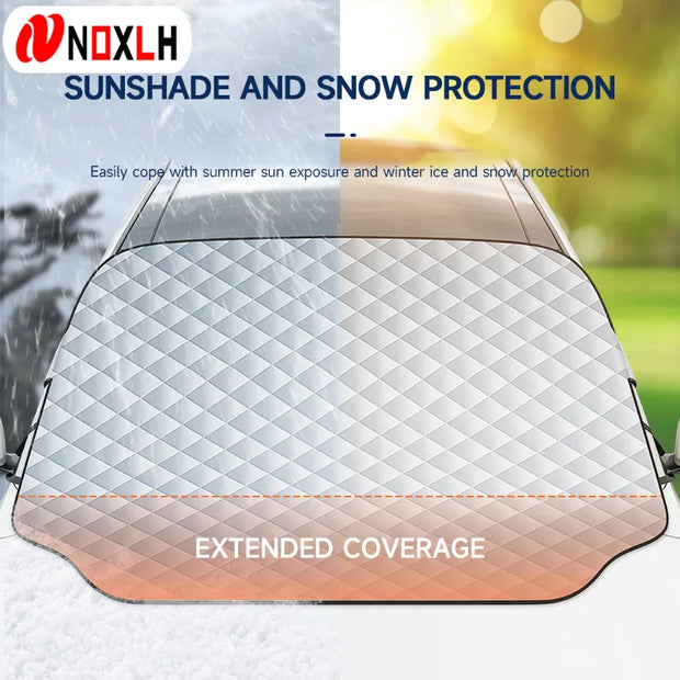 Car Snow Ice Protector Cover Winter Windshield Sunshade For Car Outdoor Summer Car Cover Anti Frost Anti Sun Covers Protection