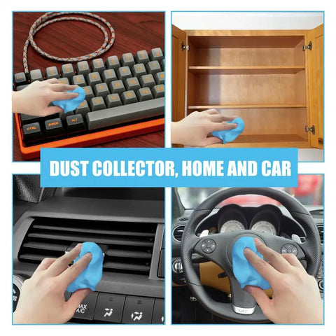 20g Car Cleaning Gel Slime Magic Mud Automobile Air Vent Computer Keyboard Dirt Dust Remover Gel Car Wash Interior Cleaning Tool