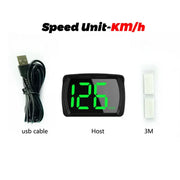 Universal Car HUD Head Up Display GPS Hud Digital Speedometer Big Font Speed Meter KMH for All Car Truck Plug and Play Auto Part