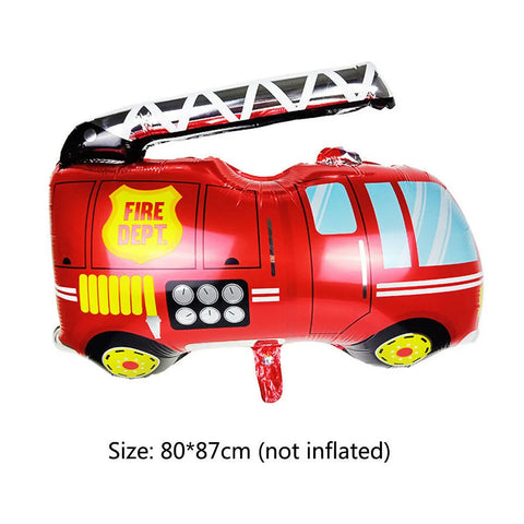 Inflatable Fire Extinguishers Shaped Balloons Toys for Kids Fire Truck Birthday Party Decor Firefighter Birthday Party Supplies