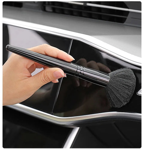 Car Detailing Brush Fibre Super Soft Cleaning Brush Car Interior Detailing Kit Electrostatic Dust Remove Tools Wash Accessories