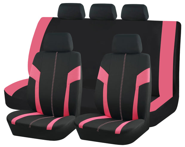 AUTO PLUS Car Seat Covers Universal Fit For Most Car SUV Truck Breathable Mesh Fabric Seat Covers For Car Accessories Interior