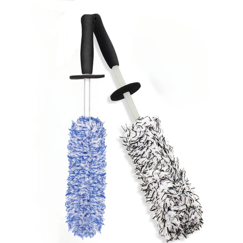 Microfiber Wheel Brush For A Particularly Gentle Cleaning Up To The Wheel Deep Bed, Long Car Wheel Cleaning Brush