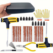 ZFOUEK Car Tire Repair Kit Puncture Plug Tools Tyre Puncture Emergency for Tire Strips Stirring Glue Repair Tool Kit