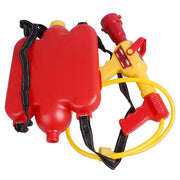 2500ML Firefighter Backpack Water Gun Blaster for Kids,Tank with Hose Shooter, Super Water Squirt Suitable for Outdoor Play Kids