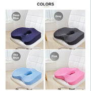 Memory Foam Seat Cushion Pillow Chair Cushion Seat Pad Car Hip Massage Pillow Office Chair pads Support Orthopedic Pain Relief