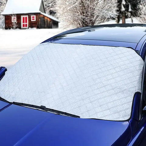 1Pc Universal Car Front Windshield Cover Auto Sunshade Snow Ice Protection Cover Winter Summer Windshield Shield 150cm x 70cm