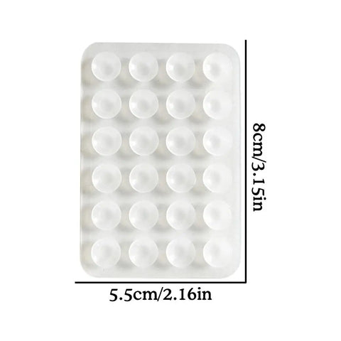 Transparent Suction Cup Silicone Phone Backed sticker Suction Pad phone holder Backed Adhesive Rubber Sucker Pad For Fixed Pad