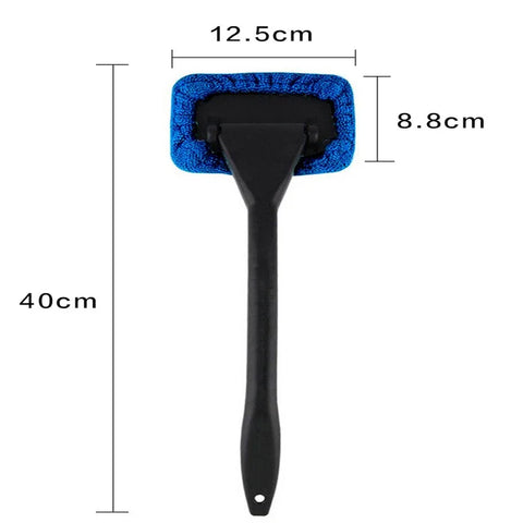 1PC Car Windscreen Cleaning Brush Kit Window Cleaning Washing Tool Interior Front Window Wiper Long Handle Auto Accessories