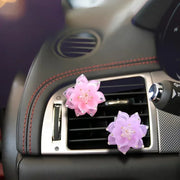 1pc Lotus Car Air Freshener Clip Car Perfume Clip Aromatherapy Air Conditioning Ventilation Ornaments Car Interior Decoration