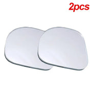 2pcs Car Blind Spot Mirror 360 Degree Rotating Frameless Auxiliary Rearview Mirror Auto Motorcycle Wide Angle Sector Mirrors