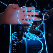 1/2/3/5m LED Car Interior Decoration Light EL Wiring Neon Strip For Auto DIY Flexible Ambient Light with USB Drive Ambient Lamp