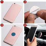 JCD 10Pcs 20/25/30/35/40/45/50mm Metal Plate Disk Iron Sheet For Magnet Mobile Phone Holder For Magnetic Car Phone Stand Holde