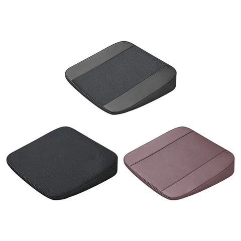 Car Seats Cushion Ice Silk Slant Elevating Pad Increase Seat Cushion For Practice Driving Pain Relief Comfort Office Chair 2025