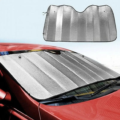 130*60CM Car Sun Shade UV Visiere Protection Curtain Sunshade Film Windshield Visor Front Windshield Sunshade Cover Picnic Mat