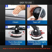 VIKEFON Sucker Car Phone Holder Mount Stand Suction Cup Smartphone  Cell Mobile Support in Car Bracket For iPhone Huawei Samsung