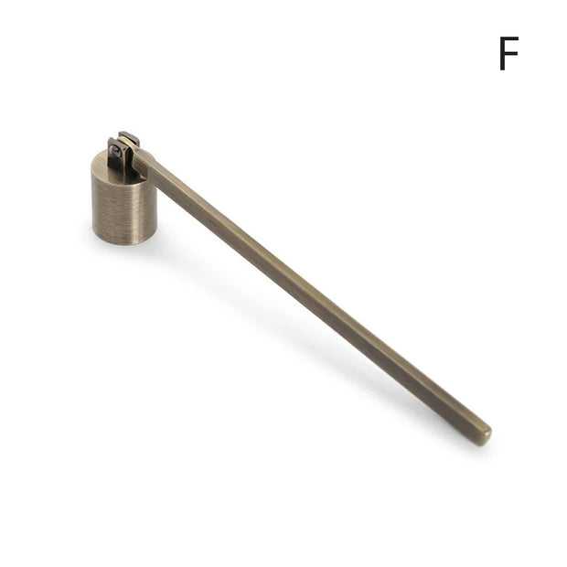 1PCS Stainless Steel Candle Fire Extinguisher Home Long Handle Candle Snuffer Retro Decorative Candle Aromatherapy Candle Shade