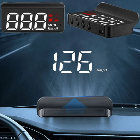 M3 Auto OBD2 GPS Head-Up Display Auto Electronics HUD Projector Display Digital Car Speedometer Accessories For All Car