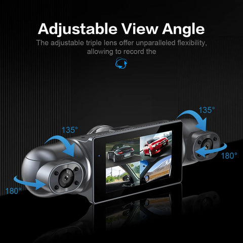 4*1080P Car DVR 4 Camera Video Recorder WIFI GPS 360 Dash Cam Front left right Rear View camera 24H Hardware Kit Car Assecories