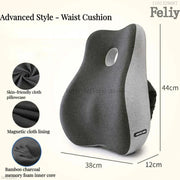 Memory Foam Car Seat Support Waist Cushion Massage Lumbar Orthopedic Pillow Office Chair Buttock Cushion Pain Relief Pillow Sets