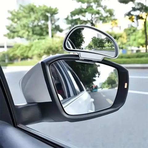 Car Blind Spot Mirror 360 Degree Adjustable Wide Angle Side Rear Mirrors Blind Spot for Parking Auxiliary Rear View Mirror