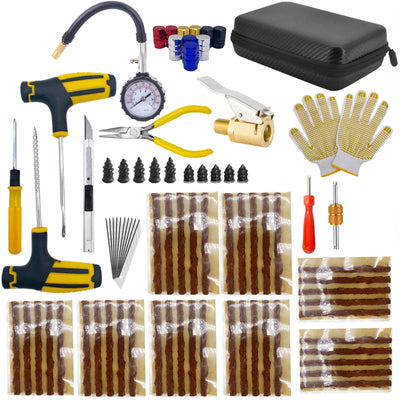 PWS Auto Tire Repair Kit Puncture Plug Tools Tyre Puncture Emergency for Universal Tire Strips Stiring Glue Repair Tool