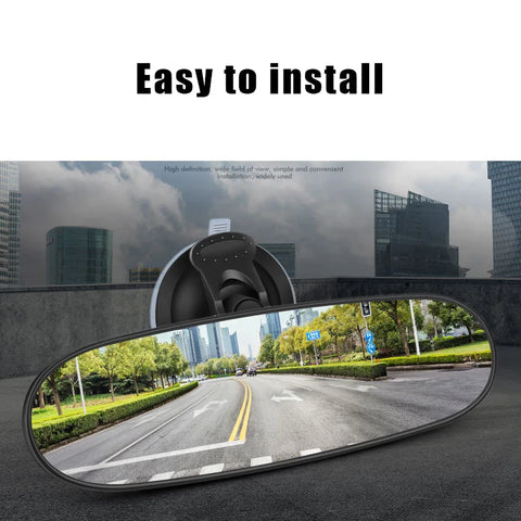 Universal Rearview Mirror Car-styling Interior Rear View Mirror Adjustable Suction Cup 360° Rotates Car Rear Mirror Accessories