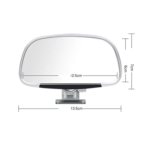 360 Degree Adjustable Wide Angle Side Rear Mirror Blind Spot Convex Mirrors for Car Reverse Parking Auxiliary Rear View Mirror