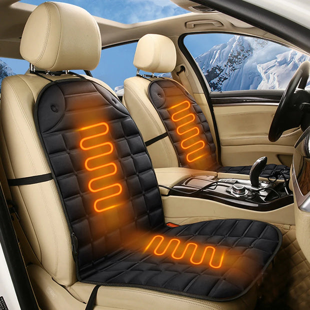 12V Electric Seat Heater Hot Keep Warm Winter Household Cushion Heated Car Seat Cushion Cover Universal Heating Seat Cushion