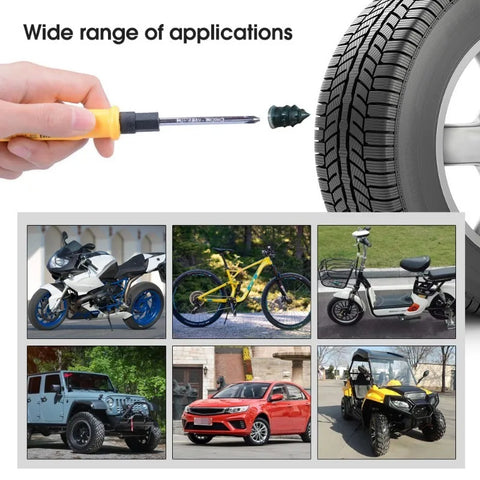 Car Vacuum Tyre Repair Nail 50/100pcs Motorcycle Truck Scooter Bike Tire Puncture Repair Tubeless Tools for Car Tire Repair Tool