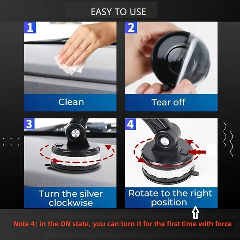 360°Rotating Car Sucker Phone Holder Driving Car Phone Stand Bracket Universal GPS Navigation Mount For iPhone Xiaomi Samsung