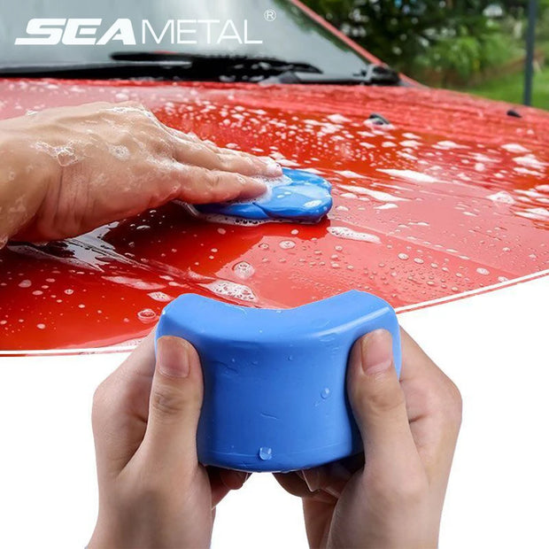 SEAMETAL Clay Bar Detailing Auto Car Clean Wash Cleaner Sludge Mud Remove Magic Blue Orange 100g Car Cleaning Accessories