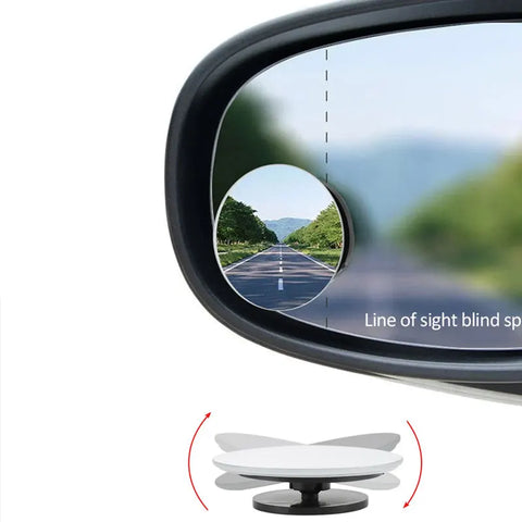 Blind Spot Rear view mirror 360 Wide Angle Round mirror Adjustable Convex Blind Spot Mirror Side Rearview Mirror Car Accessories