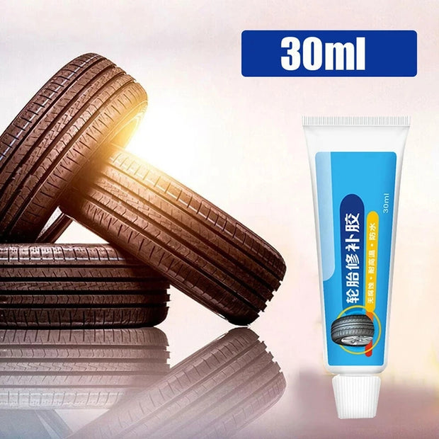 1/2Pcs Tire Repair Black Glue Liquid Strong Rubber Wear-resistant Non-corrosive Adhesive Instant Bond Leather