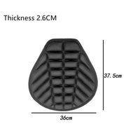 Motorcycle Seat Cushion Black Foam Soft Comfortable Breathable Seat Covers Mats Motorcycles Electric Bike Accessories