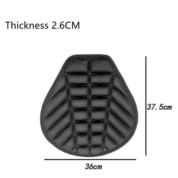 Motorcycle Seat Cushion Black Foam Soft Comfortable Breathable Seat Covers Mats Motorcycles Electric Bike Accessories