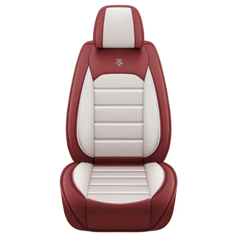 Full Set Car Seat Covers PU Leather Front&Rear Split Bench Protector Four Season Universal Fit Most Car SUV Car Accessories