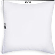 45x45cm Throw Pillow Insert Premium Soft Cotton Euro Square Decorative Pillow Core Set for Bed Sofa Couch JAF018