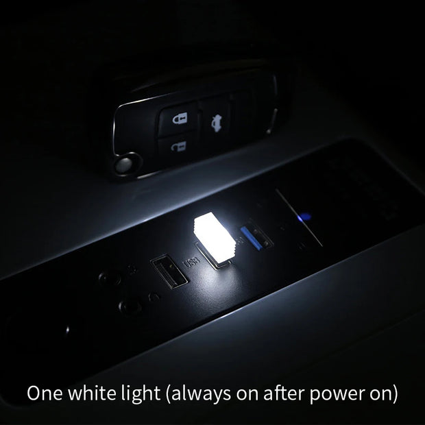 Mini USB LED Car Light Auto Interior Atmosphere Light Emergency Lighting Light PC Auto Colorful Decorative Lamp Car Accessory