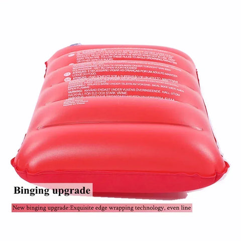 Air Cushion Pillows Outdoor Camping Folding Square lnflatable Pillows Travel Backrest Plane Head Rest  pillow camping